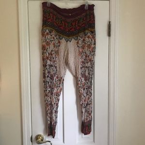 Free People Pattern Joggers